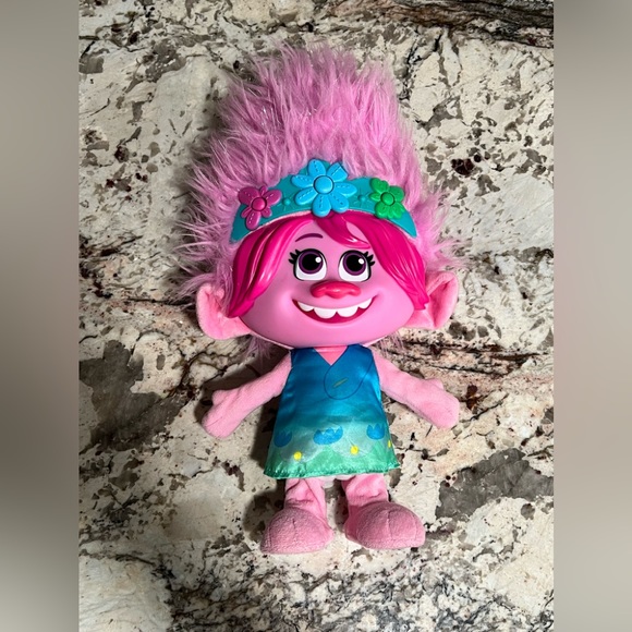 Toys Trolls World Tour Color Poppin Poppy Light Up Talking Toy 13